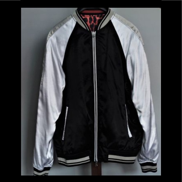 3.1 Phillip Lim Silk reversible leopard souvenir jacket. - Picture 2 of 3